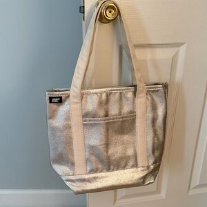 Lands’ End Medium Open Top Canvas Tote Bag NWOT